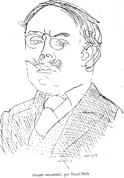 Eug&egrave;ne Montfort, par Dufy